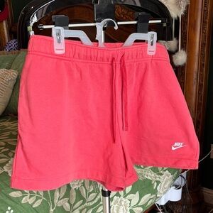 Nike Women's Coral Athletic Drawstring Shorts
